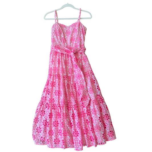 Pink Eyelet Lilly Pulitzer Pocket Dress