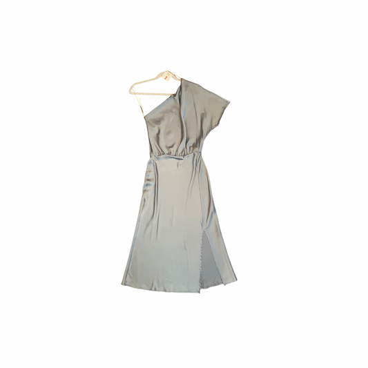 The Steele Blue One Shoulder Dress