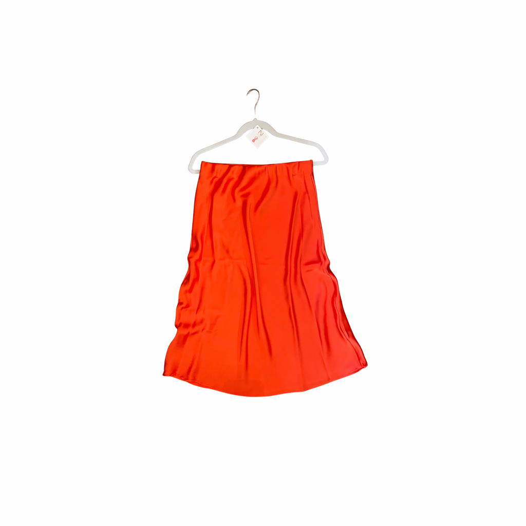 The Camille Made in the USA MIDI Satin Skirt